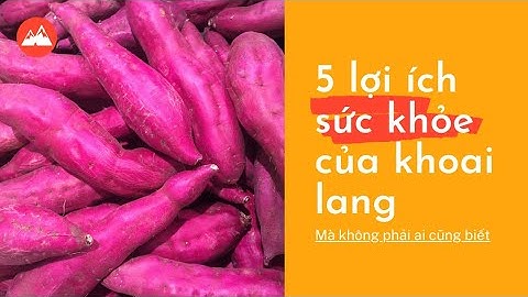 5 lợi ích sức khỏe của khoai lang mà không phải ai cũng biết || Vy Richstar