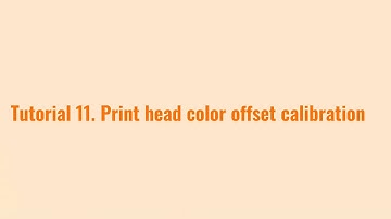 How to use DTF printer Focus online tutorial 11 Epson i3200/4720Print-heads color offset calibration