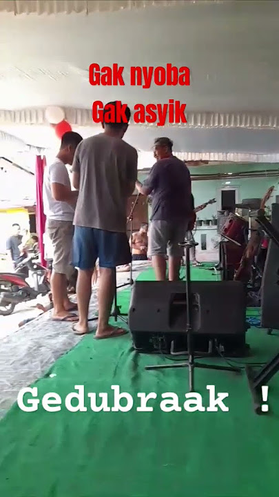 Cek Sound Alat Panggung Gedubrak