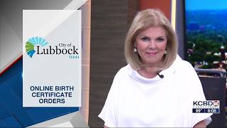 Lubbock Vital Statistics Office offers online birth certificate ordering ahead of school registra...