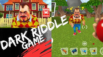 DARK RIDDLE/ I GOT GOLDEN KEY IN DARK RIDDLE GAME