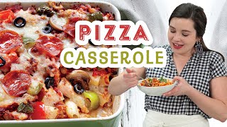 The PERFECT Pizza Casserole | We Mixed Pizza \& Pasta | South's Best Recipes