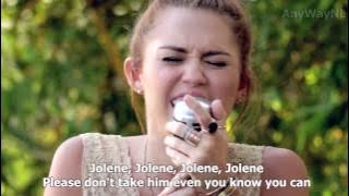 Miley Cyrus - Jolene (Backyard Session) HD | LYRICS IN VIDEO!