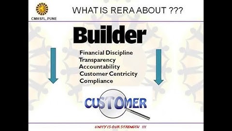 CMHSFL : RERA - An Overview