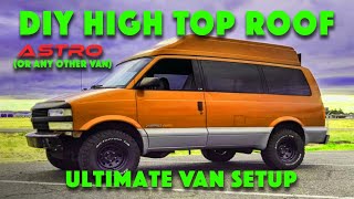 SAVE THE HIGH TOPS:  DIY Saving a $150 Raised High Top Van Conversion Roof EP1