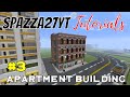 Minecraft apartment building 3 tutorial