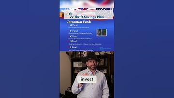 TSP Funds EXPLAINED: G, F, C, S, and I Funds!