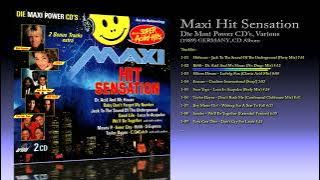 Maxi Hit Sensation, Die Maxi Power CD's (1989) Various [CD Album]
