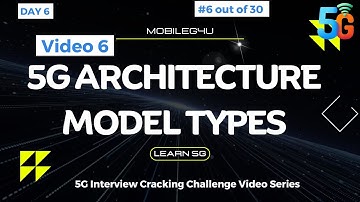 Day #6/30 | 5G Architecture Model Types  | 5G Interview Cracking Challenge Video Series | #5G