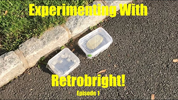 Experimenting With Retrobright! | Episode 1 | Mastergeko4