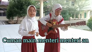 Viral !!! Dua Anak SD Nyanyi Lagu Menteri - Mentrian Yang Haus Jabatan