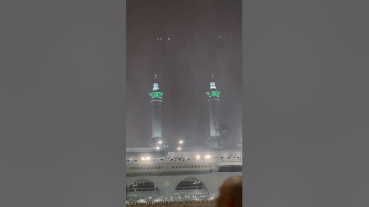 Heavy Rain During Maghrib Adhan Today In Masjid Al Haram heavy-rain-during-maghrib-adhan-today-in-masjid-al-haram