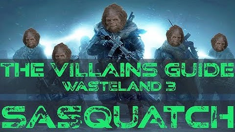 Wasteland 3 Build Guide: Brawling; Sasquatch