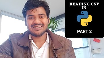 How to read CSV files with Python #2 - Using csv library