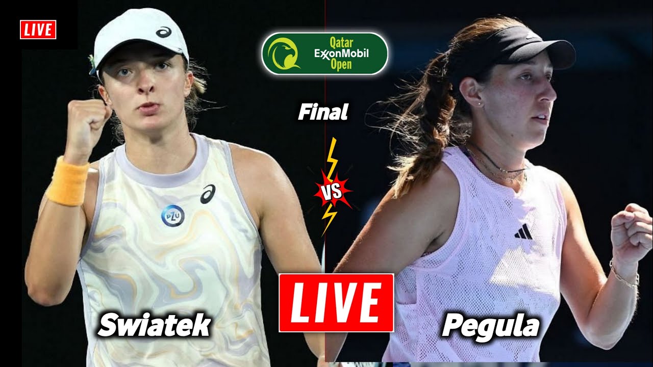 Swiatek vs Pegula Live Stream Qatar Open 2023 Final IGA Swiatek vs Jessica Pegula Live Tennis