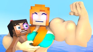 The minecraft life of Steve and Alex | Herobrine Alex | Minecraft animation