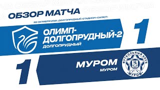 Обзор матча 19-го тура Олимп-ФНЛ II «Олимп-Долгопрудный-2» - «Муром»