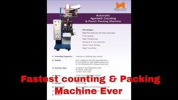 Agarbatti Counting & Packing Machine