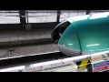 こまち・はやぶさ連結作業　Coupling of two Japanese high speed trains at Morioka