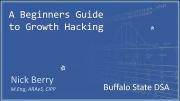 Growth Hacking with Nick Berry | Buffalo State DSA Fall 2020 Seminar Series