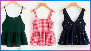 BLUSAS DE MODA JUVENILES Y MODERNAS FÁCILES DE CONFECCIONAR - YouTube