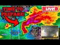 🔴LIVE - Severe Weather Outbreak Coverage! | Damaging Winds, Very Large Hail, Isolated Tornadoes