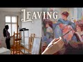 How your Fears will help you grow 🕳️🐇 Leaving Berlin and Oil Paint with me 🦋 Cozy Art Vlog