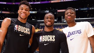 All-Access: Bucks vs. Lakers | Unseen Footage From Giannis v. LeBron Part 2 | Restricted Area 3.6.20