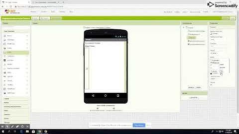 Happy Accelerometer MIT App Inventor PLTW Charles