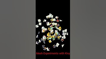 Kivy: Splitting and Animating a Texture Using Mesh #kivy #python #glsl #short