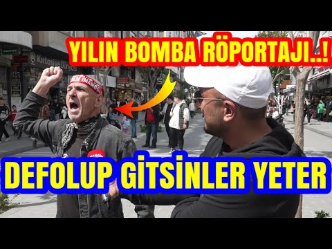 DEFOLUP GİTSİNLER YETER. YILIN BOMBA RÖPORTAJI. GÜNDEMİ SALLADI. ŞAŞKINA DÖNDÜK.