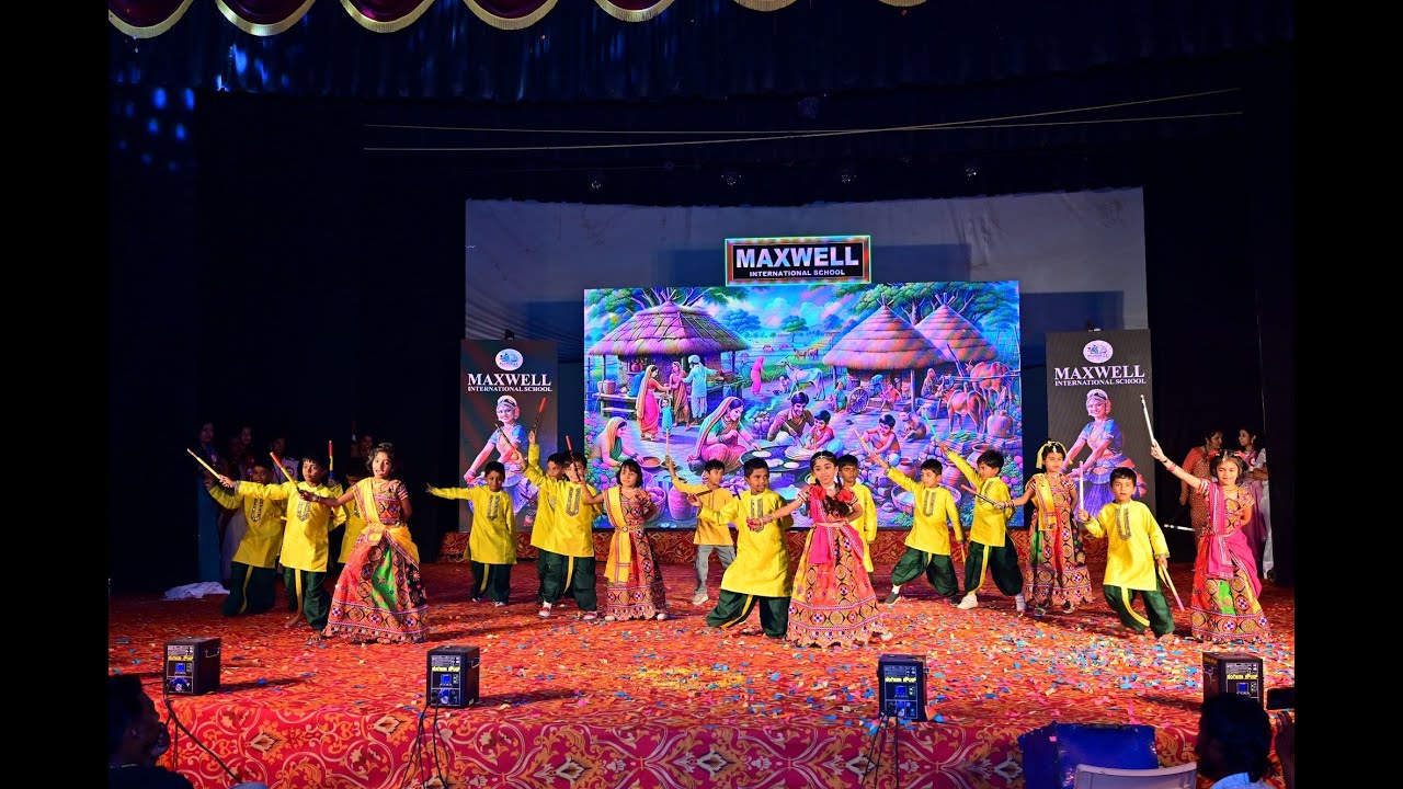 Maxwell International School, Raichur | Nithyostava |Annual day| 2025-26 | 1st std A Section Dance