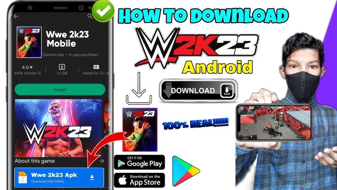 WWE2K23 Android & IOS Apk Version Download For Mobile 2022