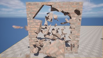 UE5.2 Chaos Destruction- Anchor Field and Master Field, destroy pieces with the Remove On Sleep -SUB
