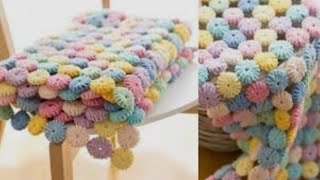 How To Crochet Macaron Circle Afghan Blanket Easy For Beginners Part 1