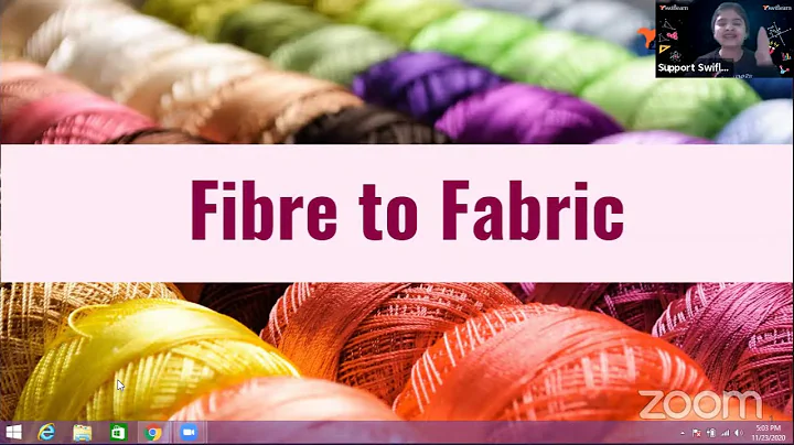 Fibre to Fabric | What Are Yarns | Science Online Classes | Class 6 | Swiflearn - Session 1