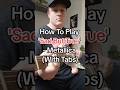 How To Play 'Sad But True' By Metallica In 60-seconds! 🎸