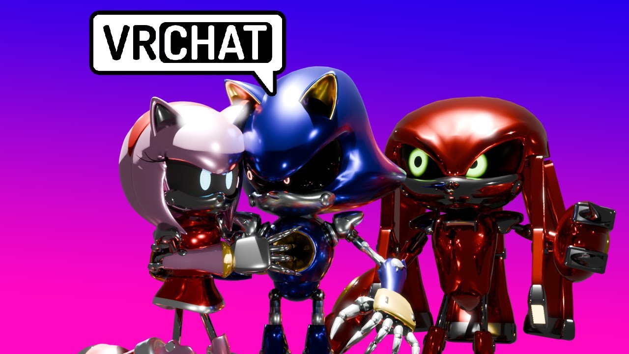 💘 ERROR 404: LOVE DETECTED! METAL SONIC GET'S FORCED ON DATE WITH METAL AMY💘 [IN VR CHAT!]