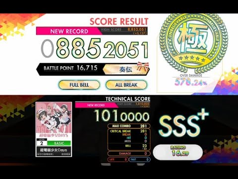 【オンゲキ R.E.D PLUS】超電磁少女Days［BASIC］