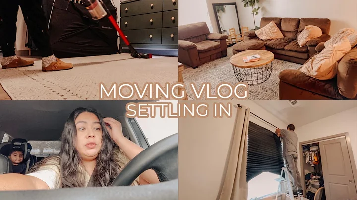 MOVING VLOG 2 / SETTLING INTO OUR NEW HOME / A DAY...