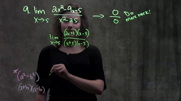 2.5 Evaluating Limits Algebraically: Example with Complex Algebraic Expressions (#9)