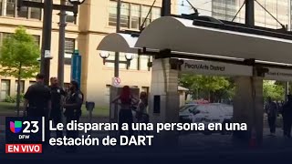 🔴 Le disparan a una persona en una estación de DART en el centro de Dallas