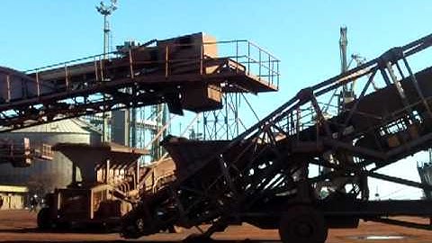 loading iron ore at San Nicolas Port / new port berth / part 3