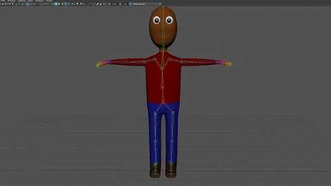 Modeling & Rigging a Biped with Basic Controls