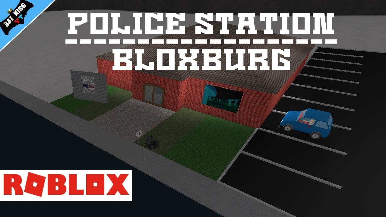 Roblox Bloxburg Police Station 63k Speed Build Youtube - building a police station roblox welcome to bloxburg 12