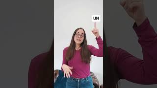 U and UN sound in French