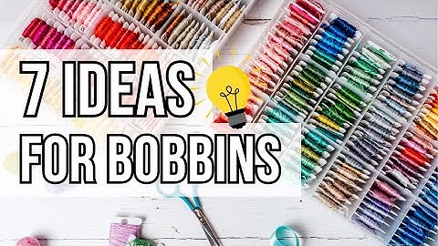 Floss Bobbin Hacks for Cross Stitch! | Caterpillar Cross Stitch