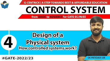Lec 04 Design of a Physical system | How controlled systems work? | GATE-2023 | SK PATIDAR SIR
