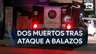 Ataque a balazos deja dos muertos y dos más lesionados en Guadalupe