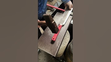 Rivet Installation Process for Knife Handle Good tools and machinery make work easy